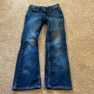 Abercrombie kids denim bootcut jeans size 9/10